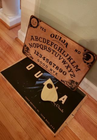 Vintage Ouija Board 1960’s William Fuld Early Version Salem Massachusetts