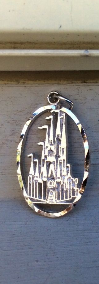 Cinderella Castle Mickey - Vintage Sterling Charm Walt Disney Productions