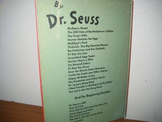 Dr.  Seuss/ If I Ran the Zoo / hardback/ vintage / 1950/ 3