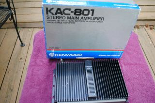 Kenwood Power Amplifier Kac 801 Vintage (mid 80 