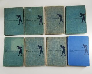 8 Vintage Nancy Drew Books 1930 
