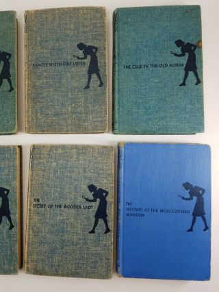 8 Vintage Nancy Drew Books 1930 ' s and 1940 ' s 3