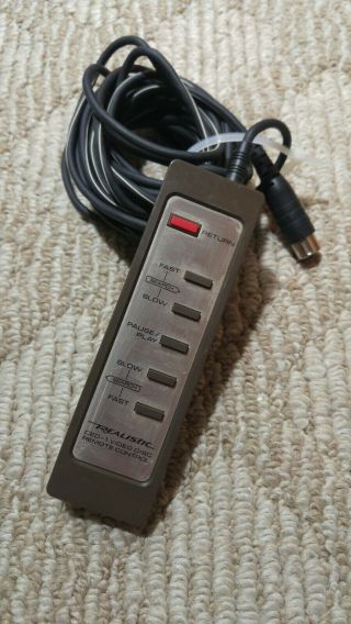 Vintage Realistic Ced - 1 Video Disc Remote Controller