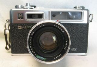Vintage Yashica Electro 35 Gs 35mm Rangefinder Camera W/ Battery