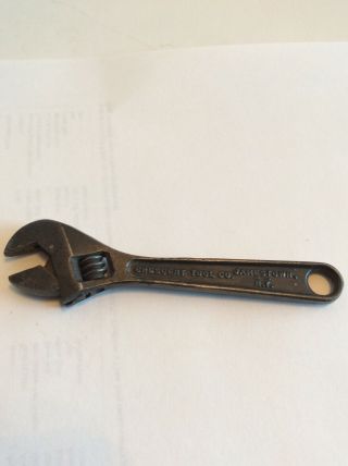 Vintage Crescent Tool Co.  4” Adjustable Wrench