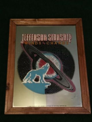 Vintage 1982 Jefferson Starship Carnival,  Mirror Co.  10 1/4 X 13 3/8.