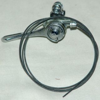 Vintage Huret 1 1/8 " Clamp And Shifter For 5 - Speed Bicycle France Bike