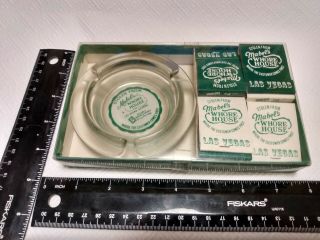 Vintage Glass Ashtray & Matches Giftset From Mabel 