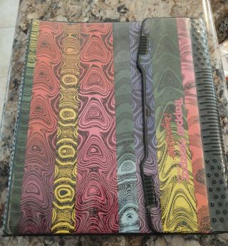 Vintage Mead Trapper Keeper Notebook Design Series 1995 Back To School College