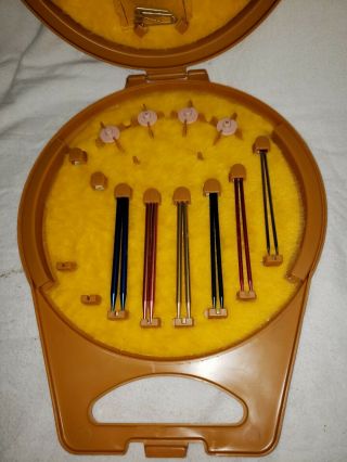 Vintage Boye Needlemaster Knitting Kit With Carring Case 1960’s Incomplete 220 2