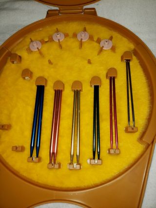 Vintage Boye Needlemaster Knitting Kit With Carring Case 1960’s Incomplete 220 3