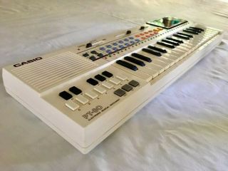 Vintage Casio Pt - 80 Keyboard With Rom Pack Ro - 551 World Songs - &
