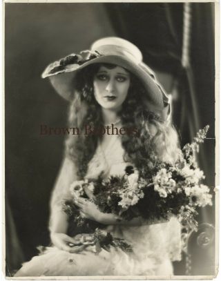 Vintage 1920s Dolores Costello Barrymore 11x14 Oversized Photo By John Ellis