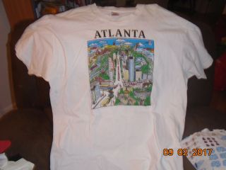 Atlanta Ga Georgia Peachtree Street St Map Canada Grand Canyon Adult Xl Shirt