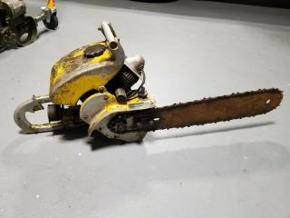 Vintage David Bradley Chainsaw With Bar And Chain