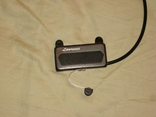 Vintage Bill Lawrence Ft - 145 Acoustic Guitar Soundhole Pickup With Cable - Black