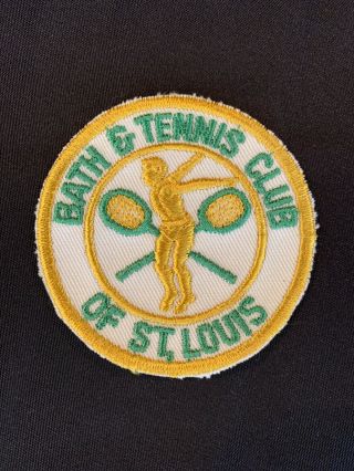 Vintage Bath & Tennis Club Of St.  Louis Patch 3 "
