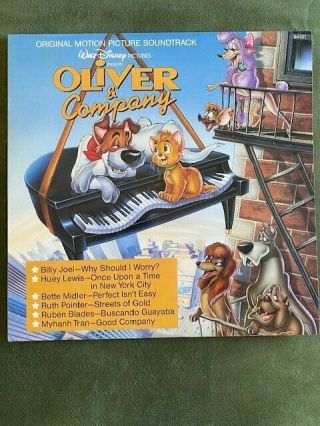 Oliver & Company Motion Picture Soundtrack Vinyl Vintage