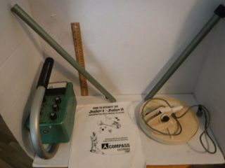 Vintage Compass Judge 2 Metal Detector Complete.  Unit With Instructions