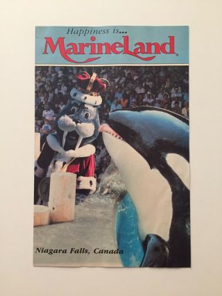 Vintage Marineland Niagara Falls,  Canada Travel Brochure/booklet