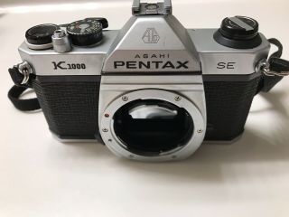Vintage Asahi Pentax K1000 Se 35mm K Mount Slr Film Camera