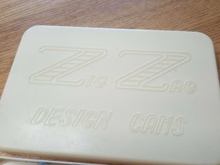 Singer Zig Zag Design Cams Vintage Set Of 24 In Case MISSING FOUR CAMS 3