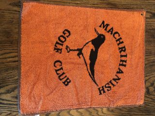 Vintage Golf Towel - Machrihanish Golf Club - Scotland
