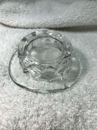 Vintage Fostoria American Small Glass Top Hat 1” Tall - No Chips