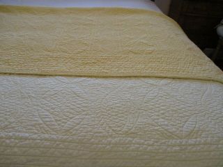 Vintage Handmade Quilt 84 X 82 Reversible Heavy Cotton Batting Very Warm