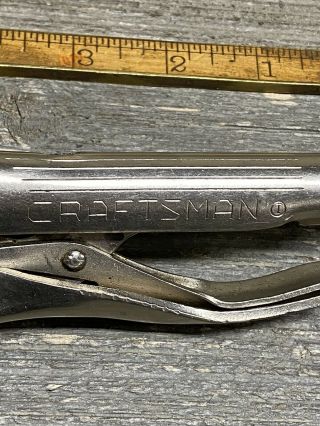 Vintage 1950s - 60s Craftsman 7” Vise Grips Locking Pliers 2