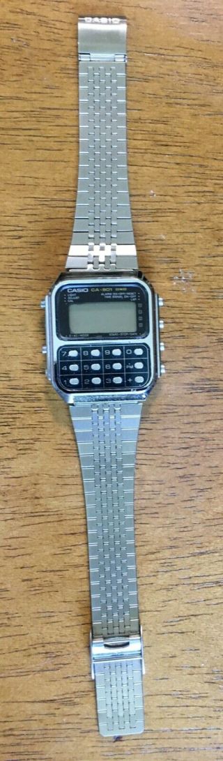 Vintage Casio CA - 901 Calculator Game Watch Alarm Chrono 3
