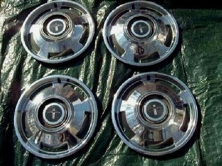 Vintage 1965 Chevrolet Corvair Monza Hubcaps Set Of 4 Wheel Covers No Bends
