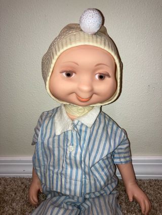 20” Vintage American Doll Toy Corp Whimsies 1961 Hedda Get Bedda 3 Faces Change