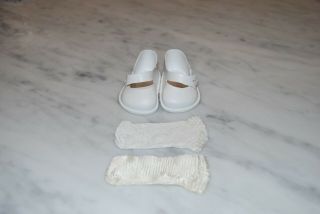 Vintage Terri Lee Clothes - Terri Or Jerri White Cinderella Shoes And Socks