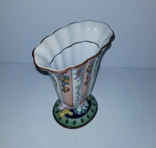 Vintage Noritake Art Deco Hand Painted Vase 7 