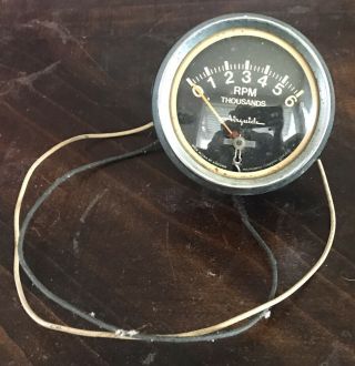 Vintage Airguide Marine Tachometer Rpm,  Model 1024