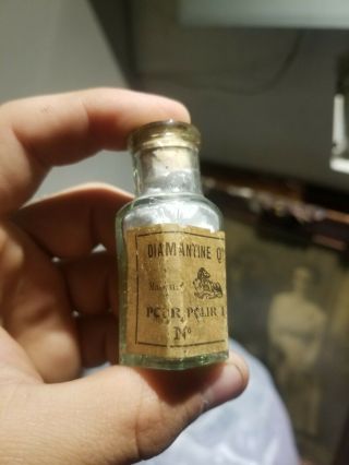 Vintage Bottle Of Eureka Diamantine Polish Powder Swiss Watch Repair For Jewele