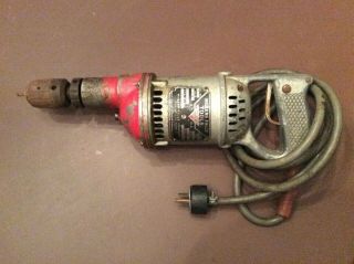 Vintage Millers Falls Company Electric Drill Model 516 A/c D/c And