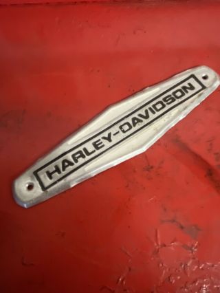 Vintage Harley - Davidson Shovelhead Panhead Gas Tank Emblem 3987