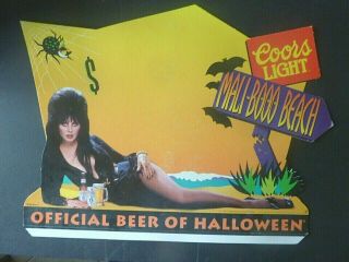 Rare Sexy Elvira 1993 Vintage Halloween Store Standee Promo Display