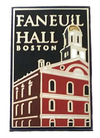 City Of Boston,  Massachusetts Pin Faneuil Hall Vacation Travel Hat Lapel Pins@ @