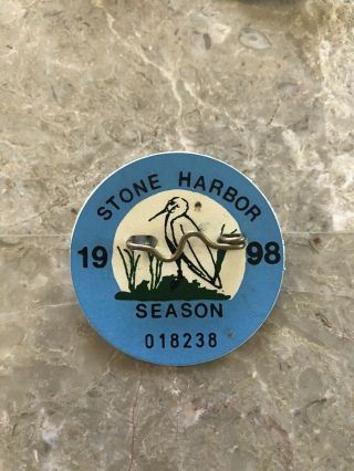 1998 Stone Harbor,  Nj Beach Tag