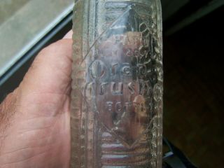 Vintage Orange Crush Soda Bottle 6 Oz.  Wilson Nc Pat.  1920