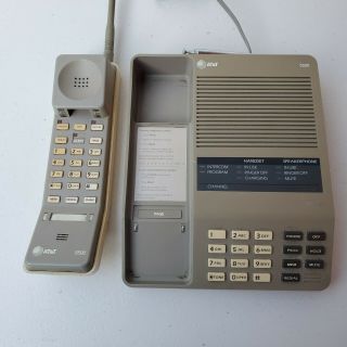 VINTAGE AT&T 5500 Cordless Phone and wall holder 2