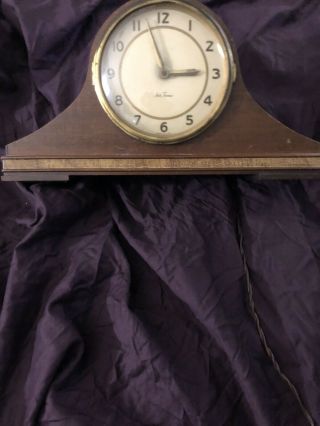 Vintage Seth Thomas Mantle Desk Electric Clock