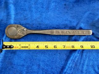 Vintage Plumb Plvmb 5449 1/2 " Drive Ratchet Socket Wrench Made In Usa