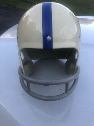 Vintage 1980 Rawlings HNFL - N White Baltimore Colts Football Helmet Small USA 2