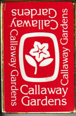Vintage Callaway Gardens Georgia Bridge Size Deck Of Playing Cards