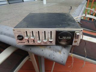 Vintage Audiovox Avx 600 C Amp Equalizer With Power Meter