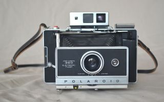 Vintage Polaroid 360 Land Camera Zeiss Finder Use With Fuji Fp - 100c Instant Film